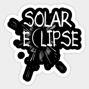 Solar Eclipse Sticker